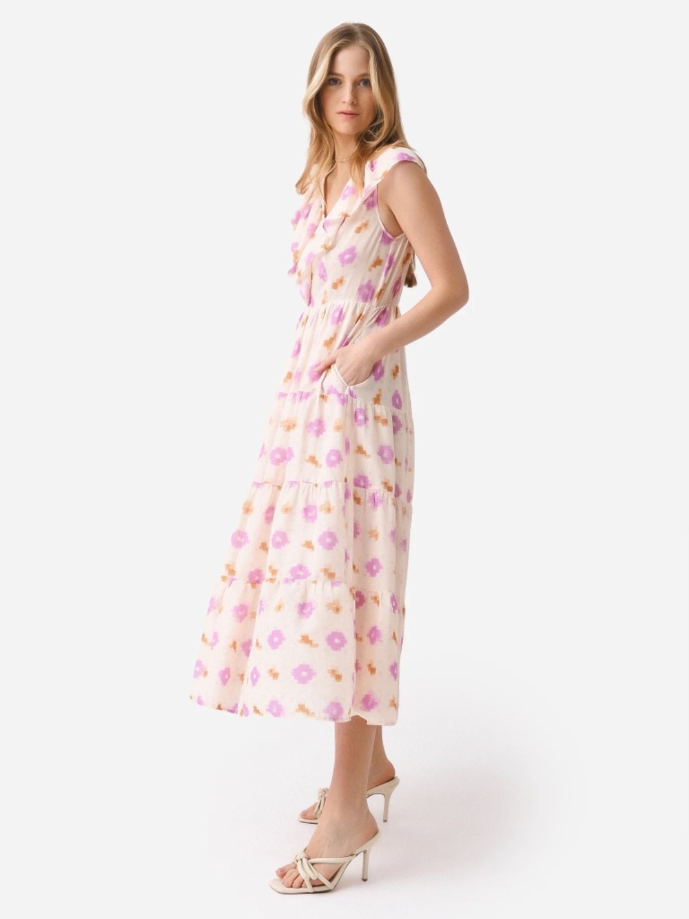 Xirena Tatiana ikat print dress size XS like new